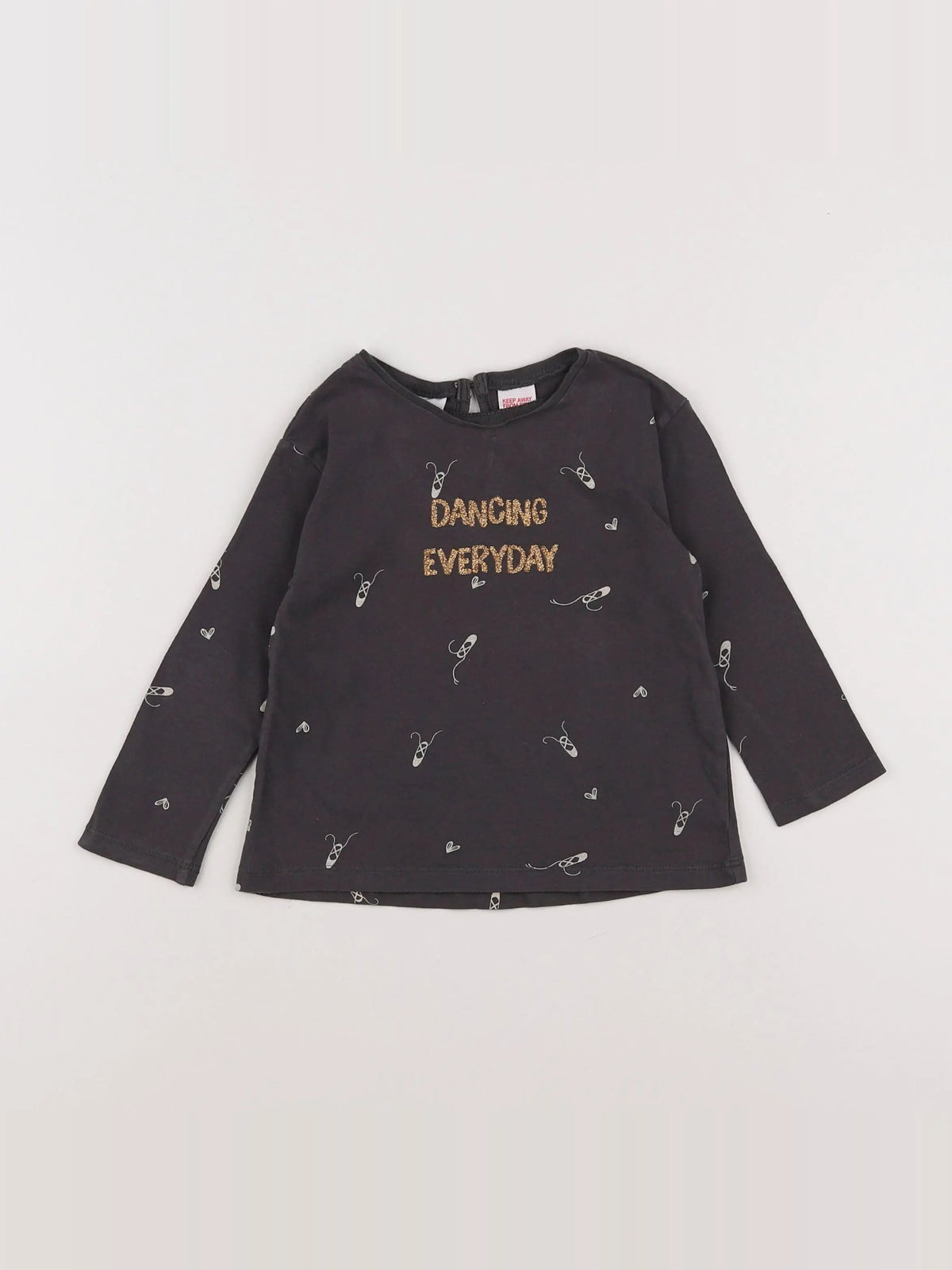 Zara - tee-shirt gris - 18 mois à 2 ans