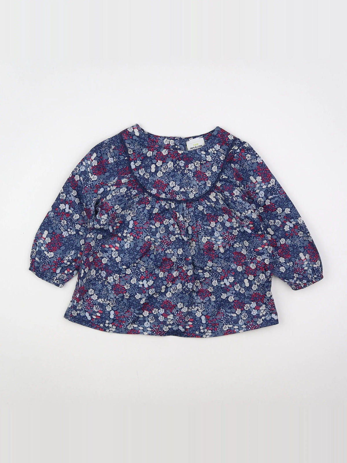 Tape à l'oeil - blouse bleu - 12 mois