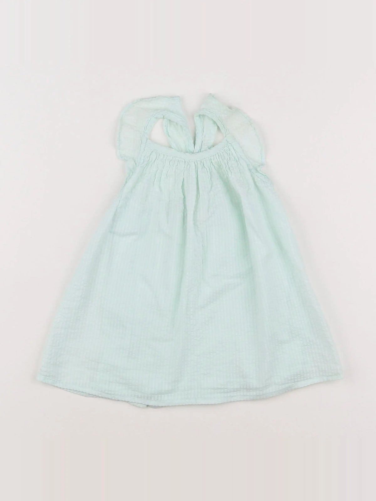 Tape à l'oeil - robe vert - 9 mois