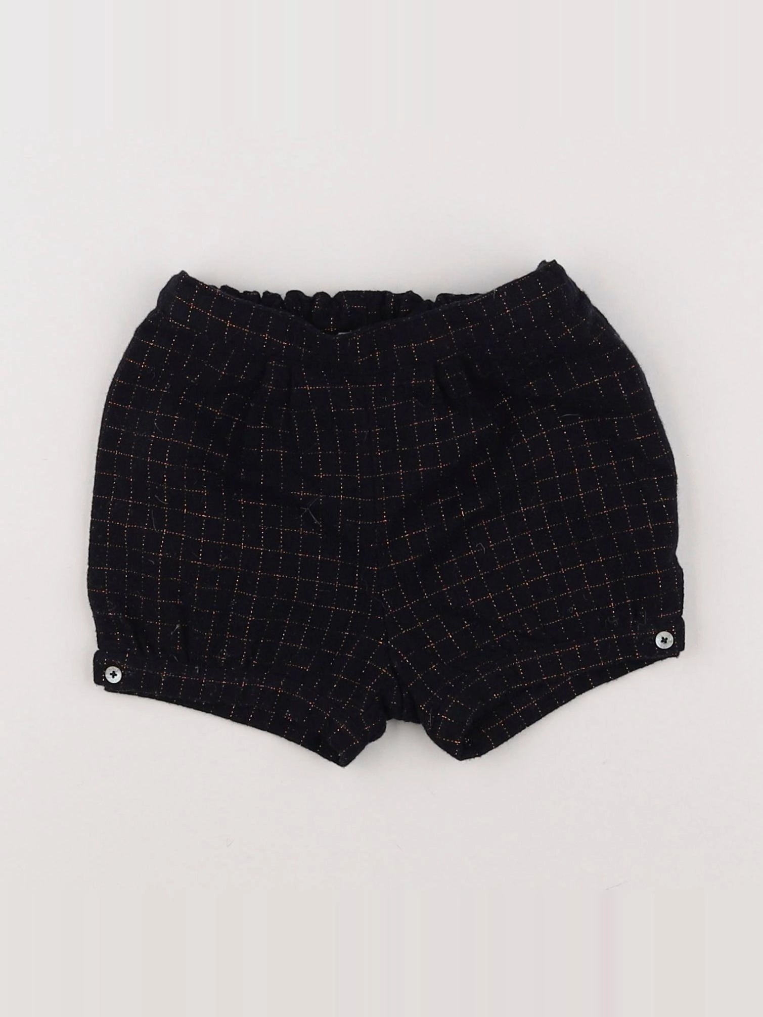 Natalys - short noir - 18 mois