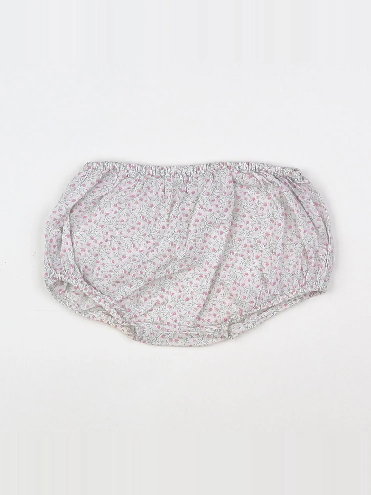 Marie Puce - bloomer blanc, rose - 18 mois