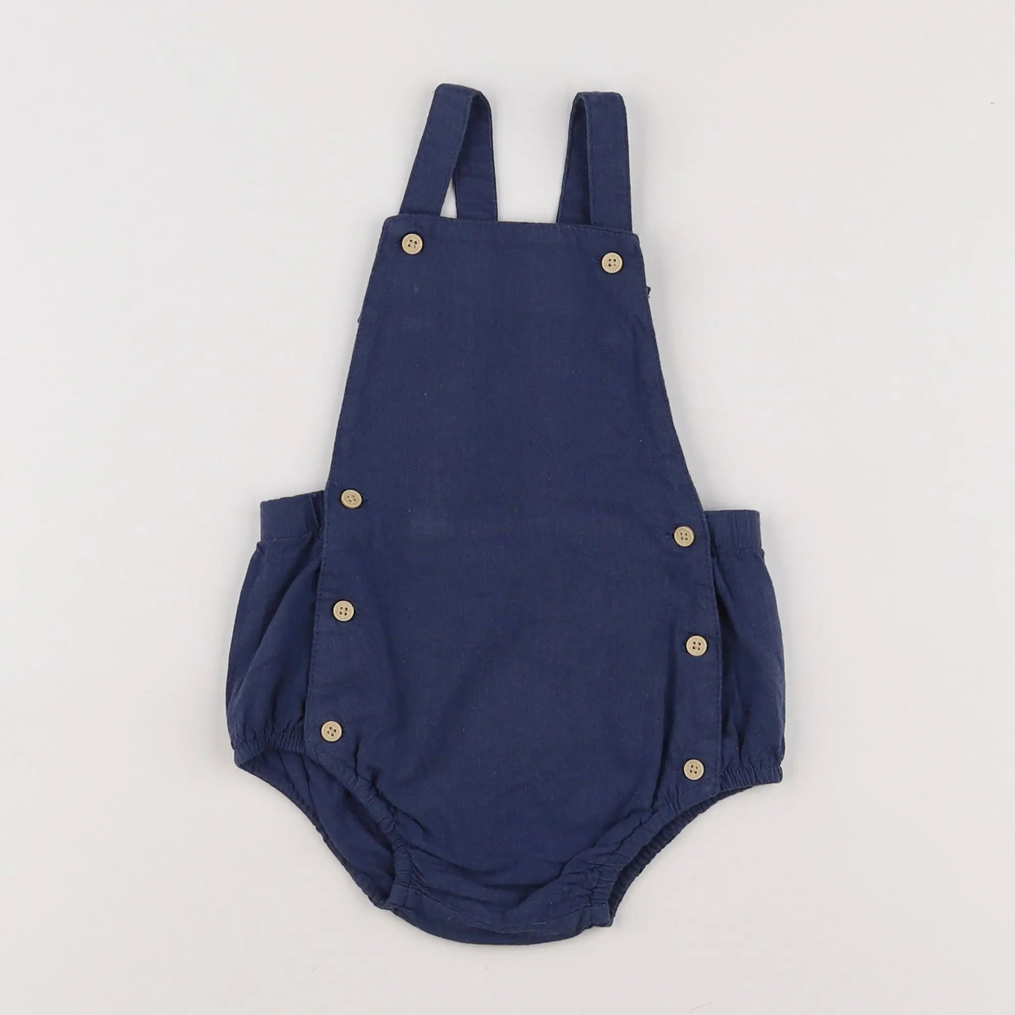 Vertbaudet - salopette bleu - 12 mois