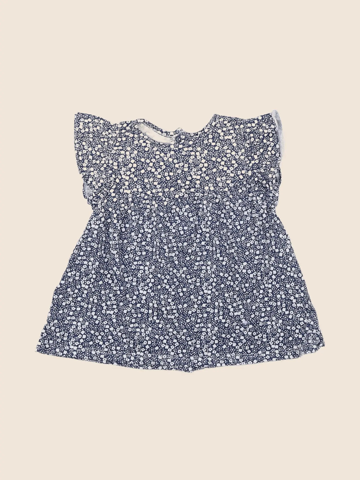 Vertbaudet - tee-shirt bleu - 12 mois