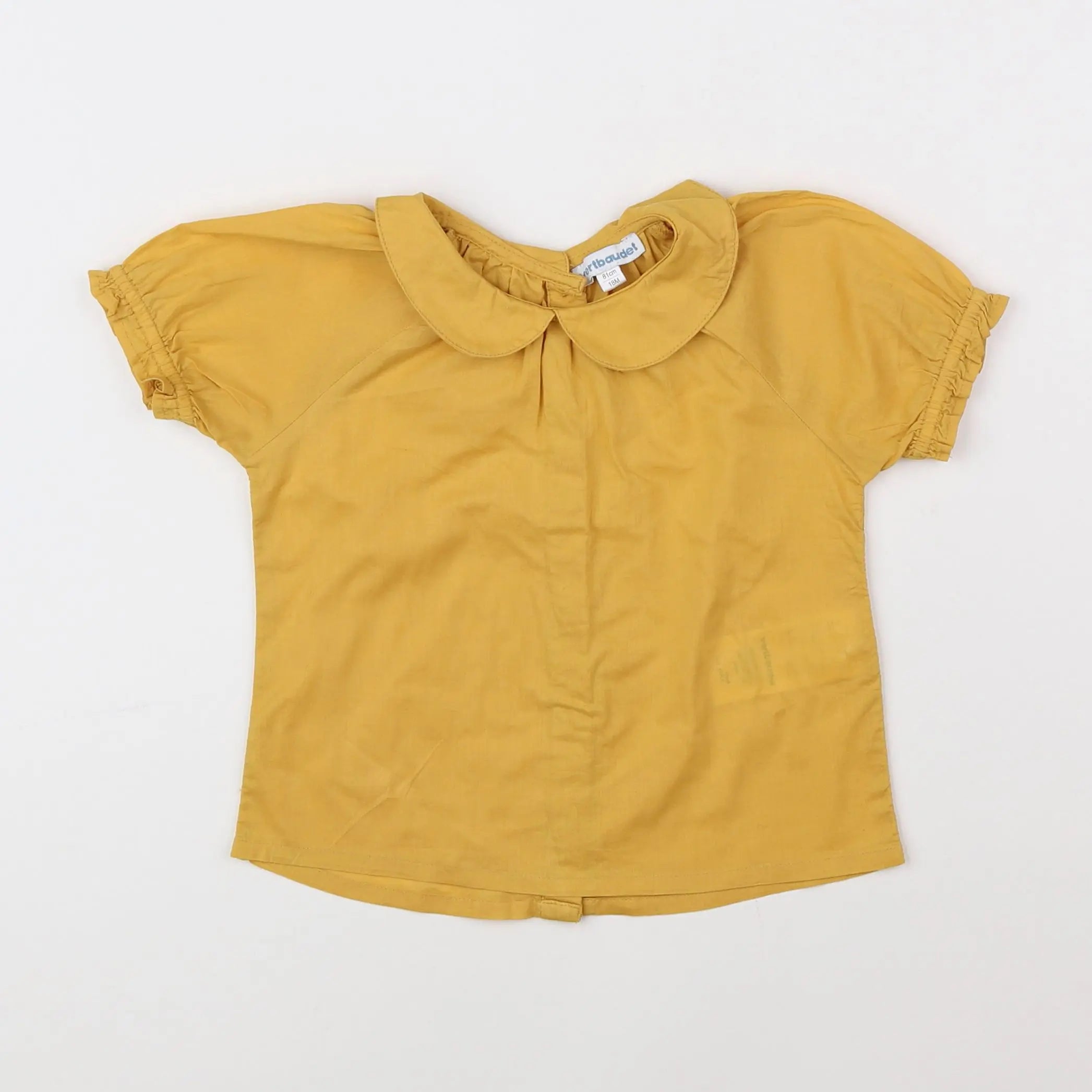 Vertbaudet - blouse jaune - 18 mois
