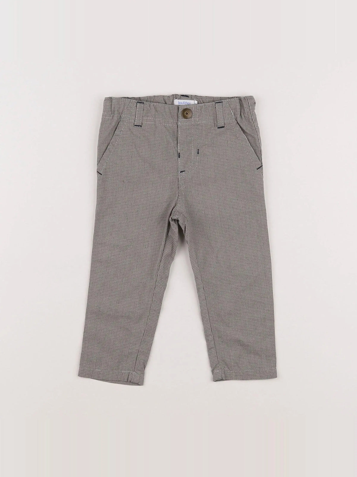 Boutchou - pantalon marron, noir - 9 mois