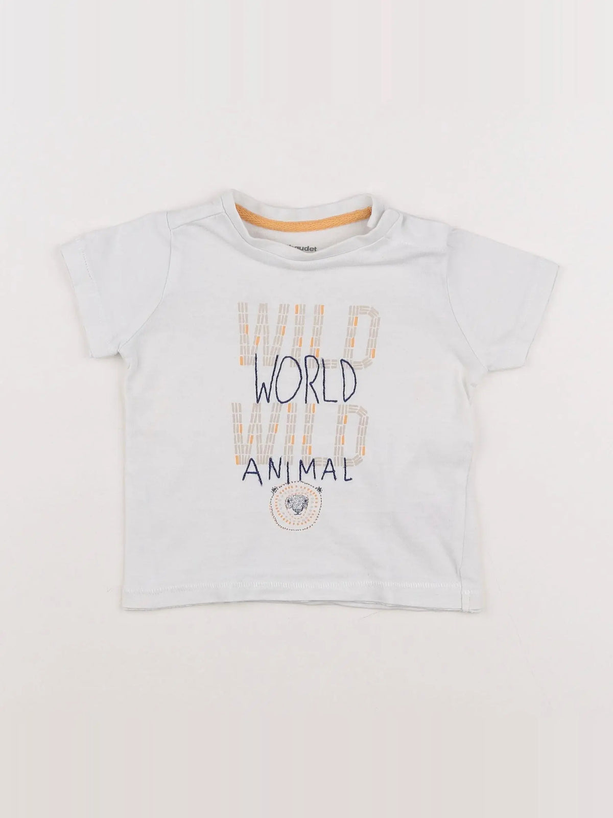 Vertbaudet - tee-shirt blanc - 9 mois