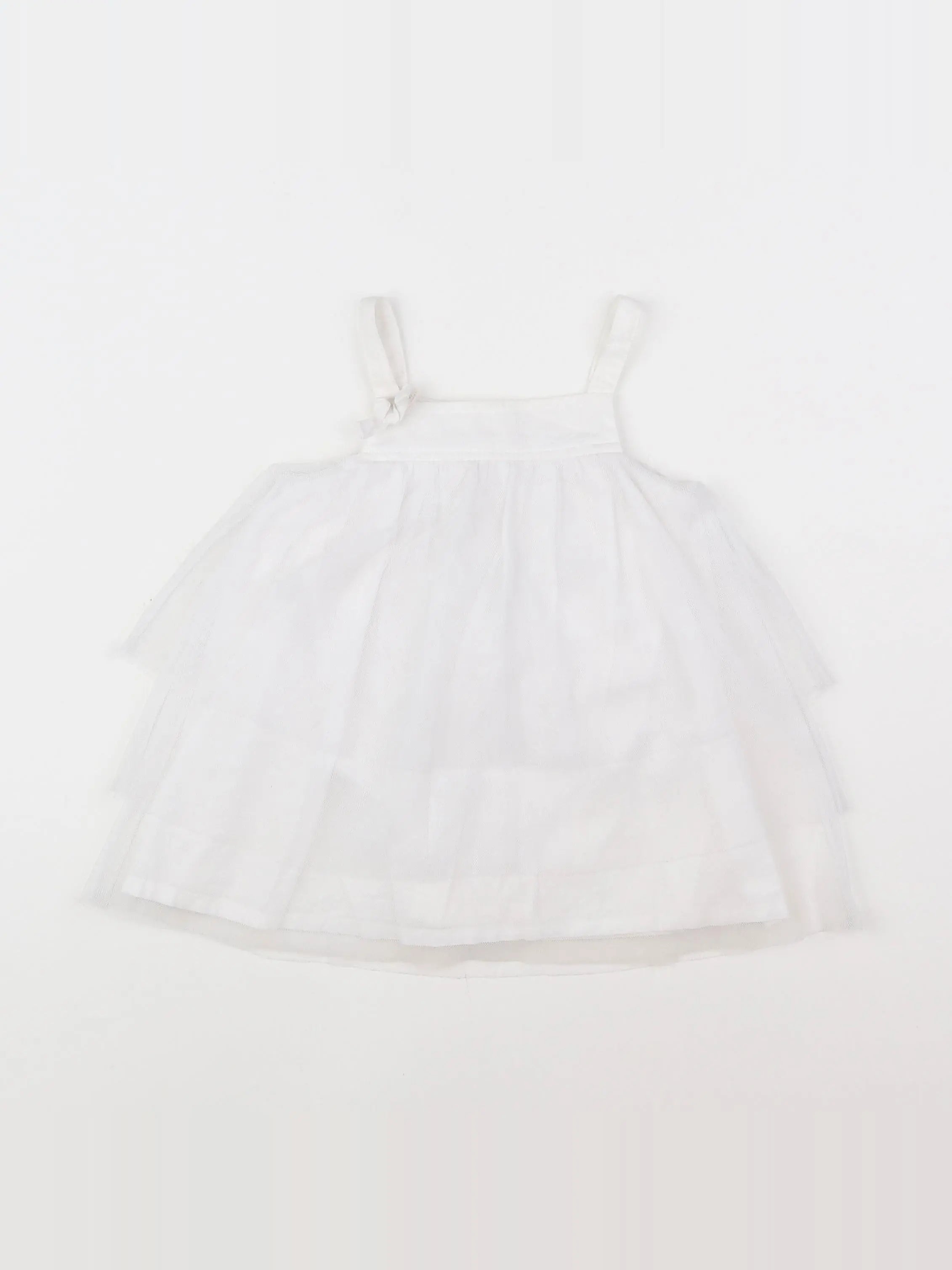 Tape à l'oeil - robe blanc - 3/6 mois