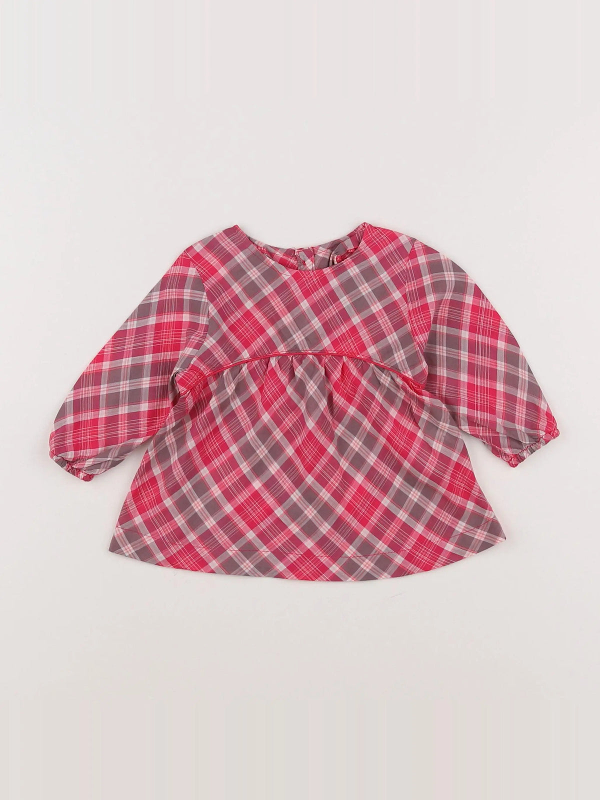 Tape à l'oeil - blouse gris, rose - 3 mois