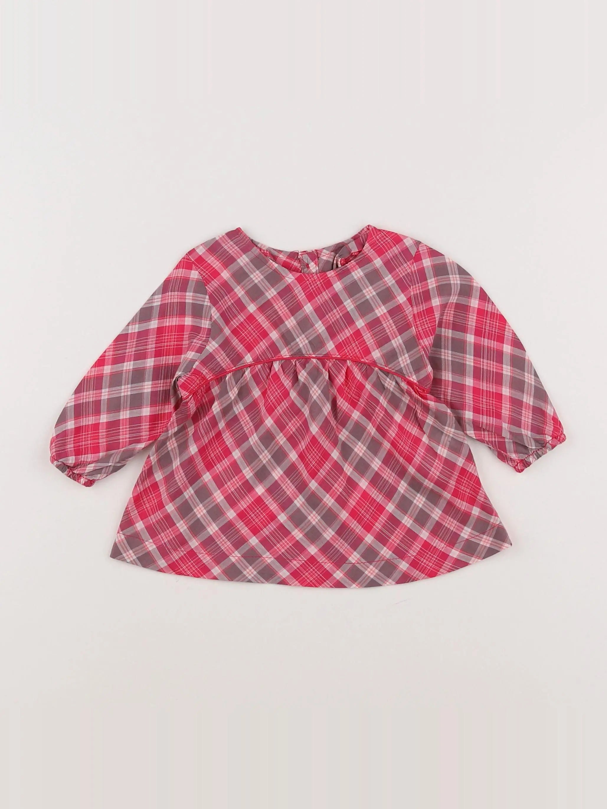 Tape à l'oeil - blouse gris, rose - 3 mois