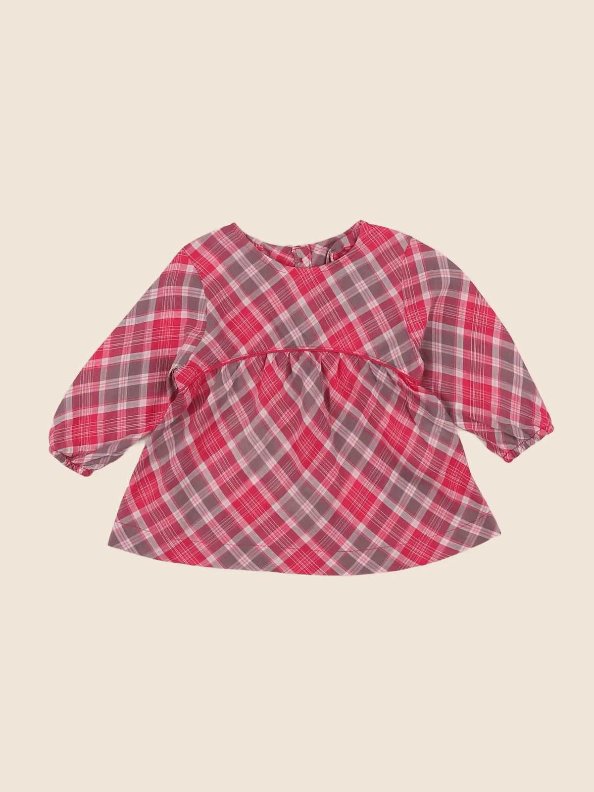 Tape à l'oeil - blouse gris, rose - 3 mois