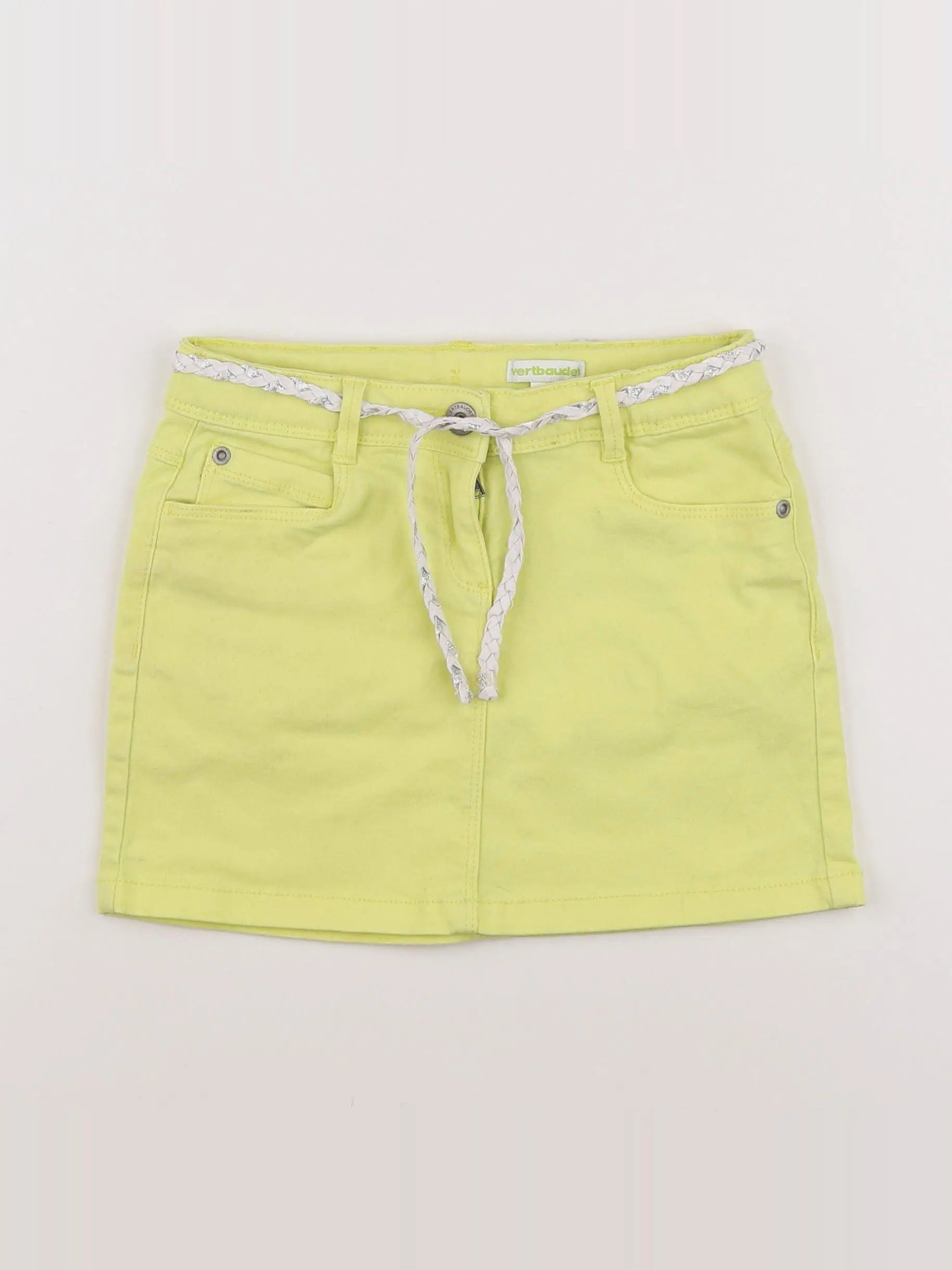 Vertbaudet - jupe jaune - 8 ans