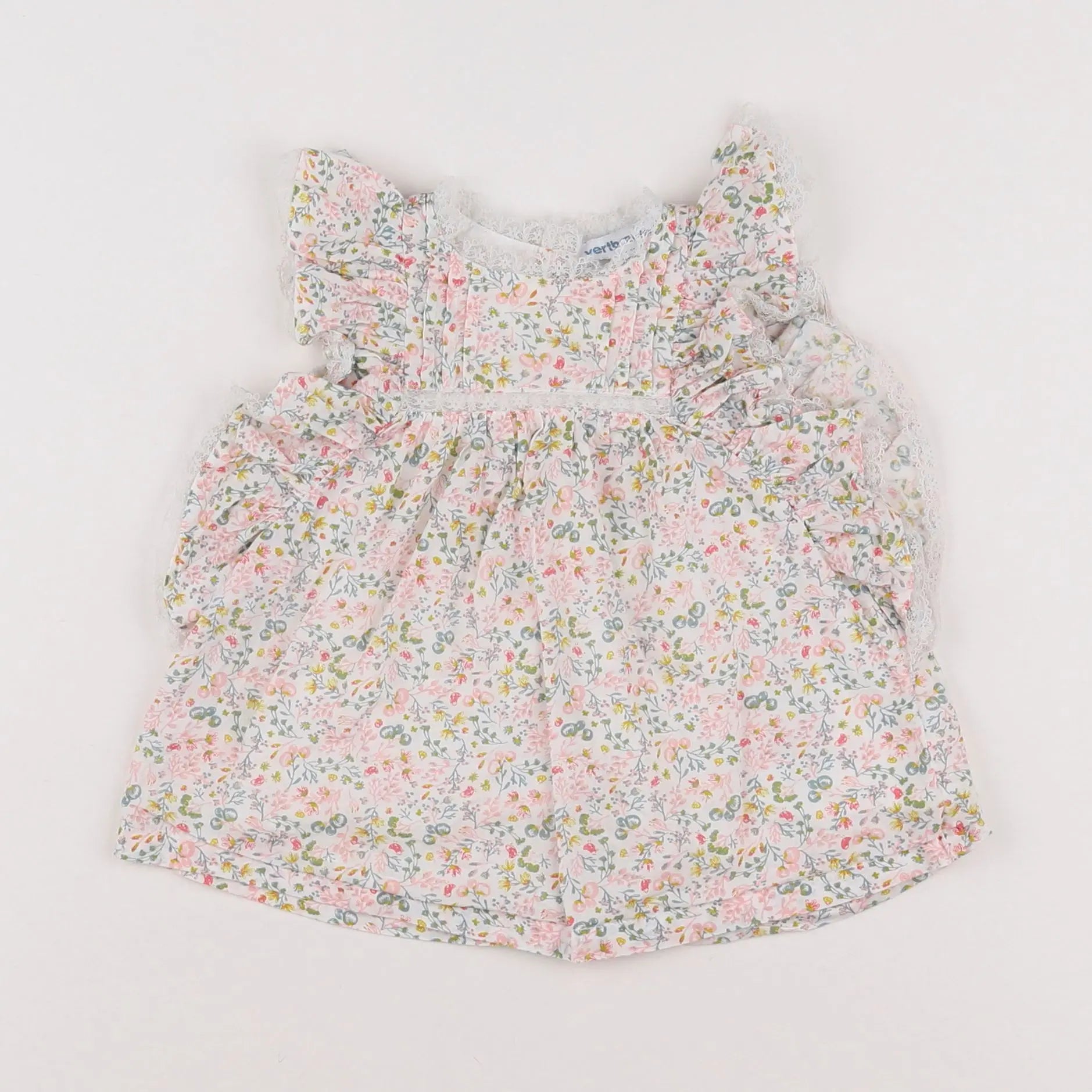 Vertbaudet - robe multicolore - 3 mois