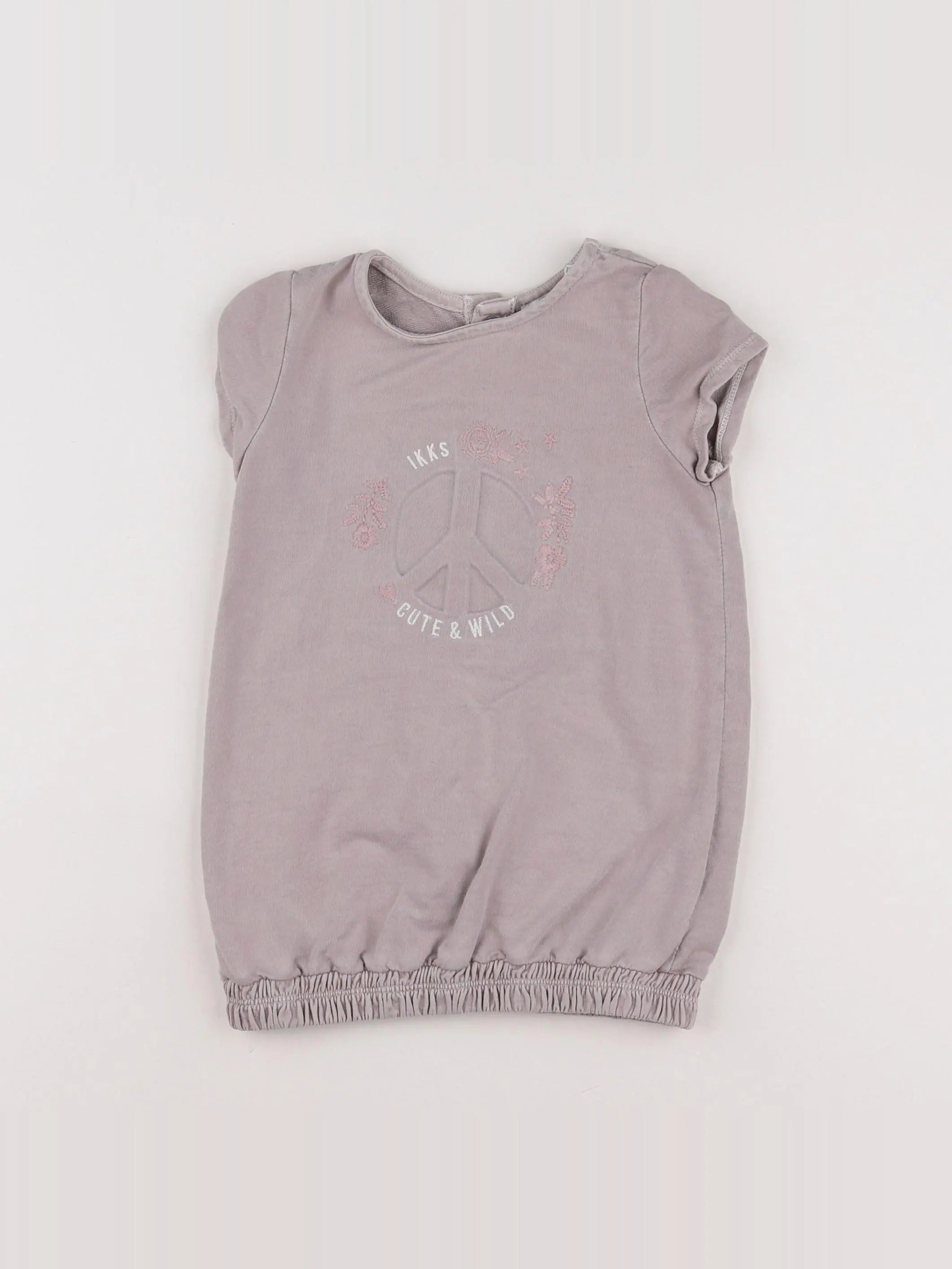 IKKS - robe gris - 18 mois