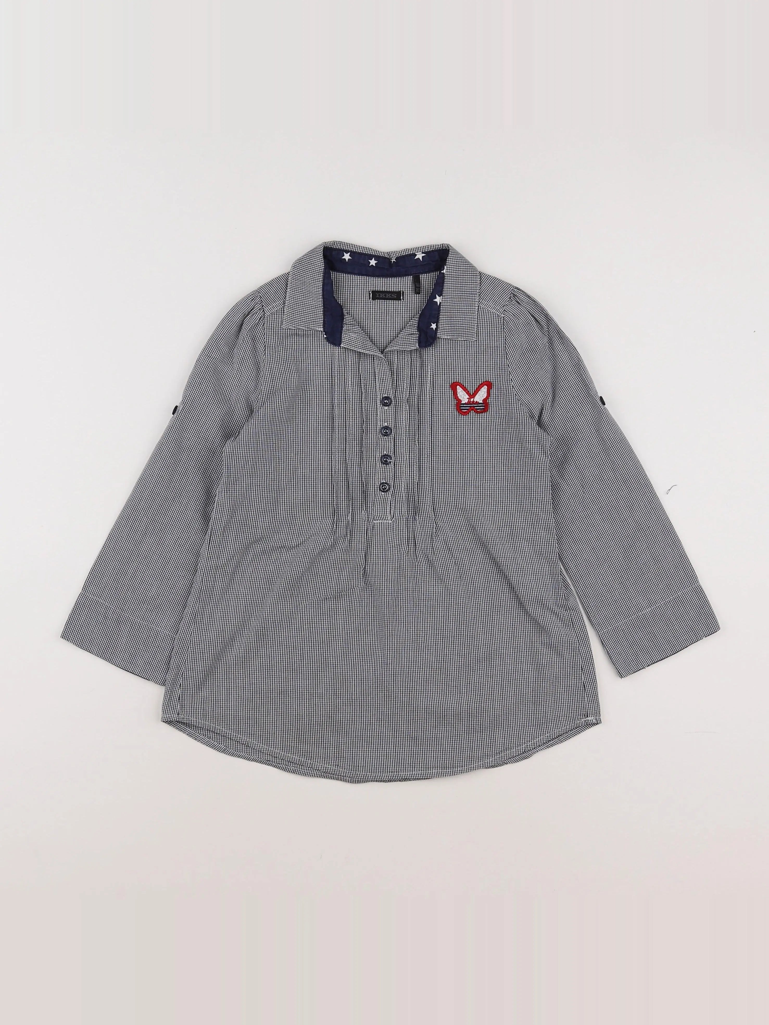 IKKS - blouse blanc, bleu - 4 ans