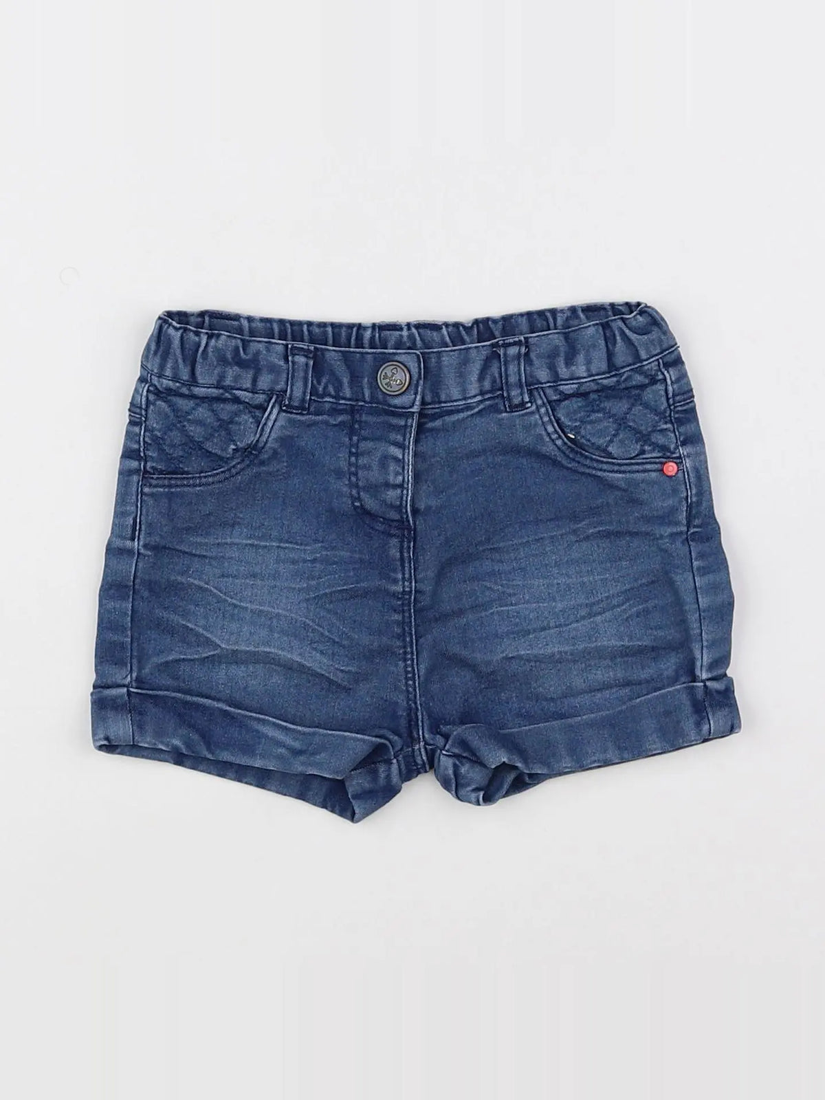 Tape à l'oeil - short bleu - 12 mois