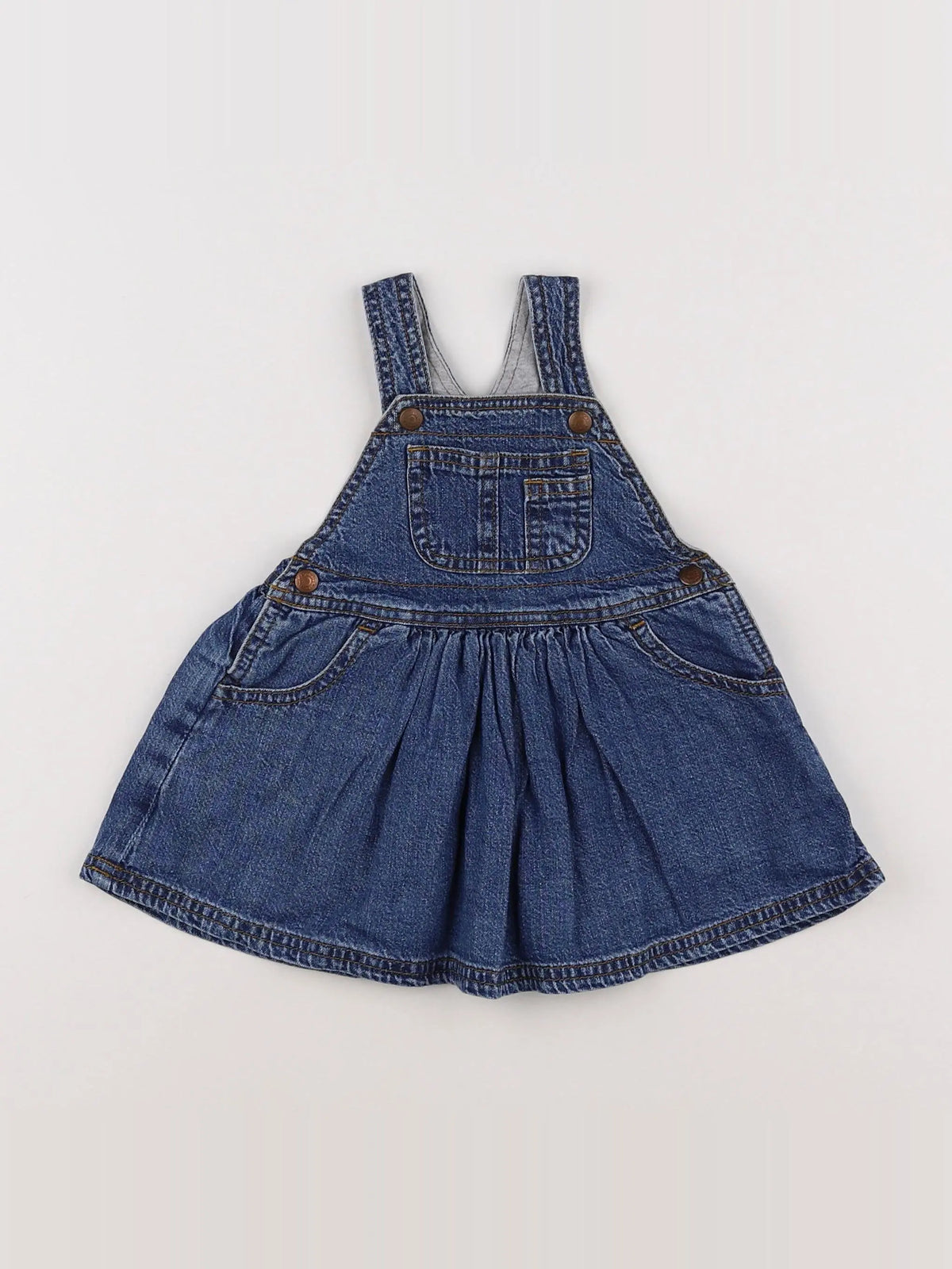 GAP - robe bleu - 3/6 mois