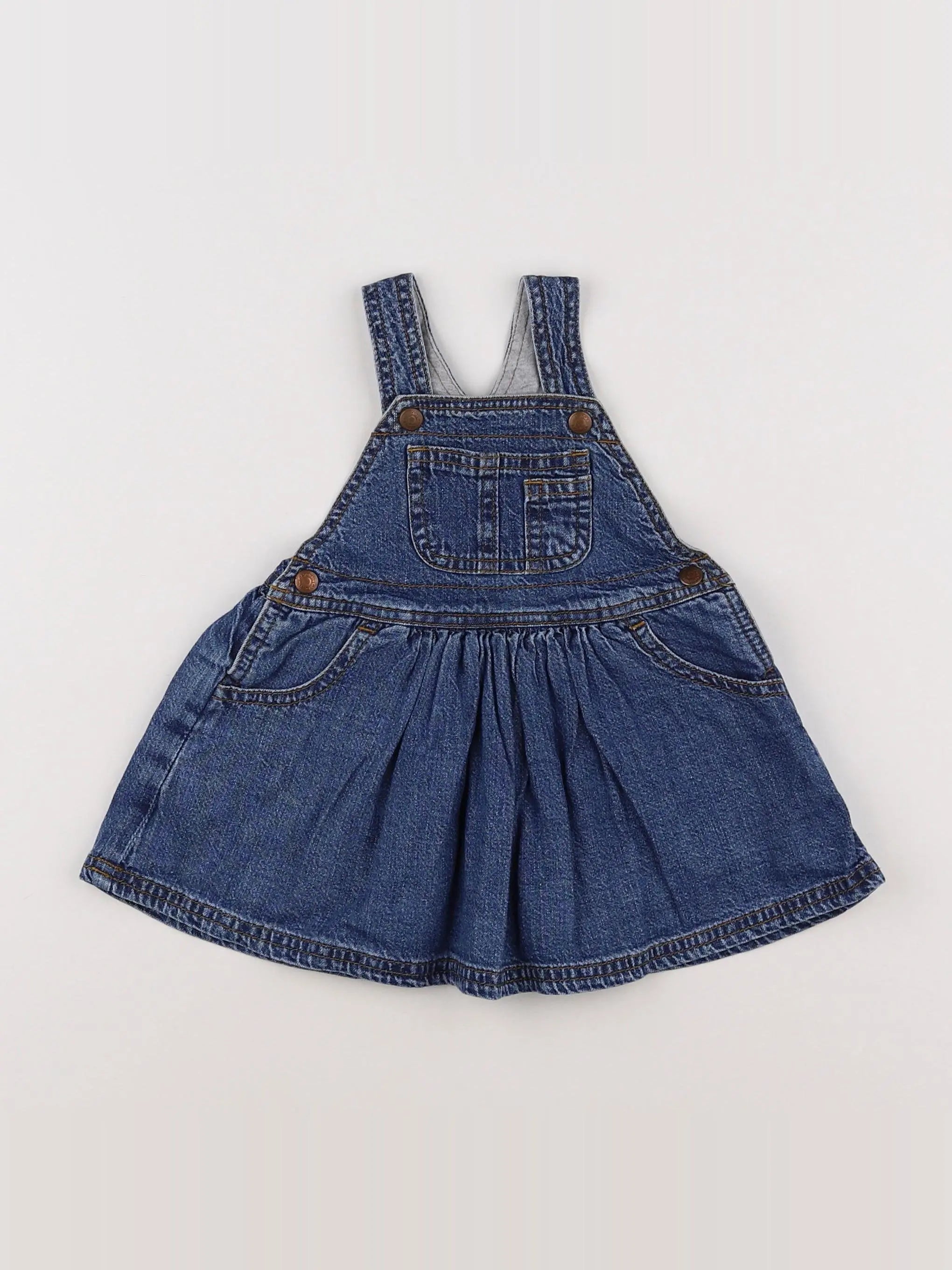 GAP - robe bleu - 3/6 mois