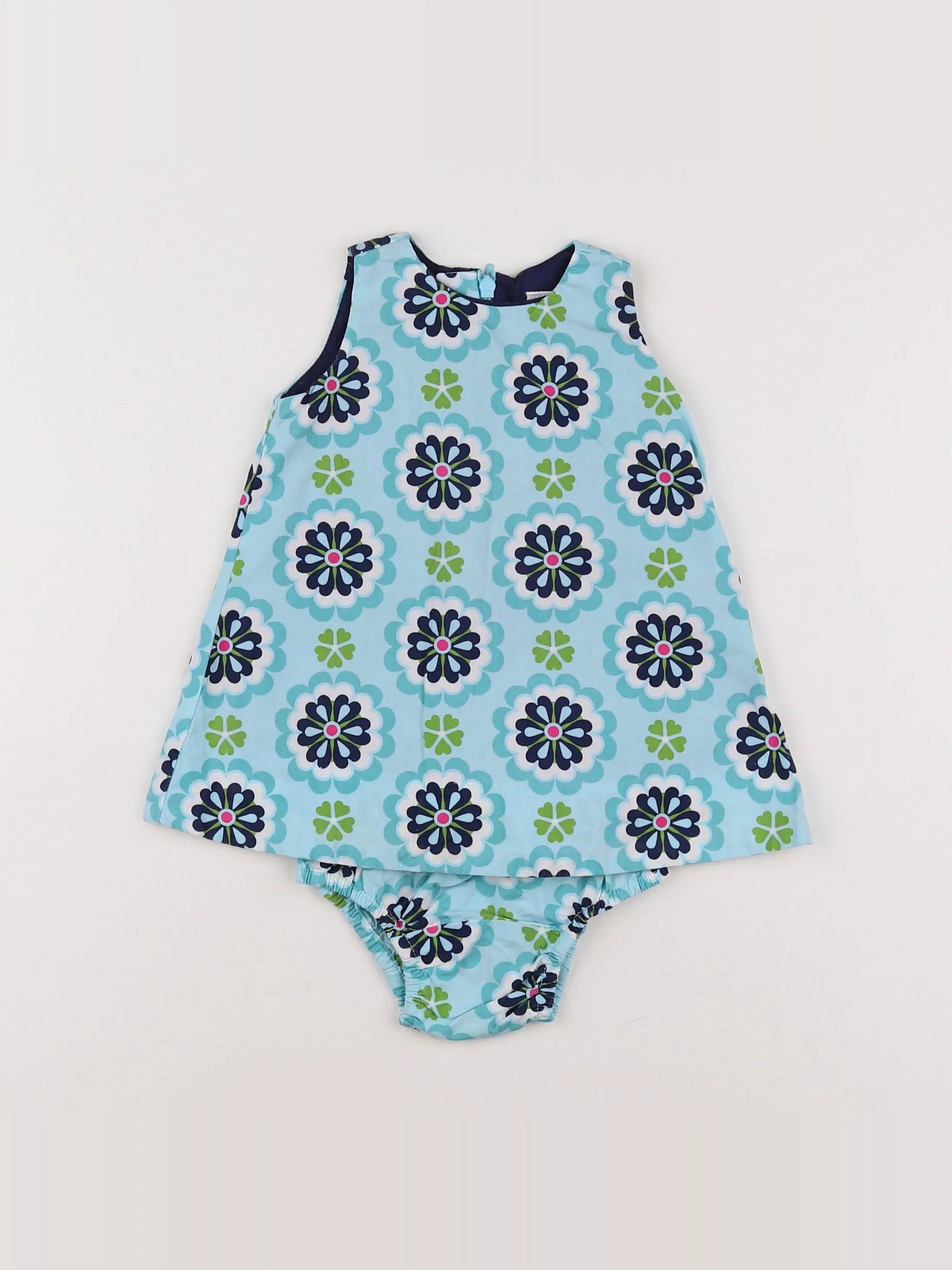 GAP - robe bleu - 3/6 mois