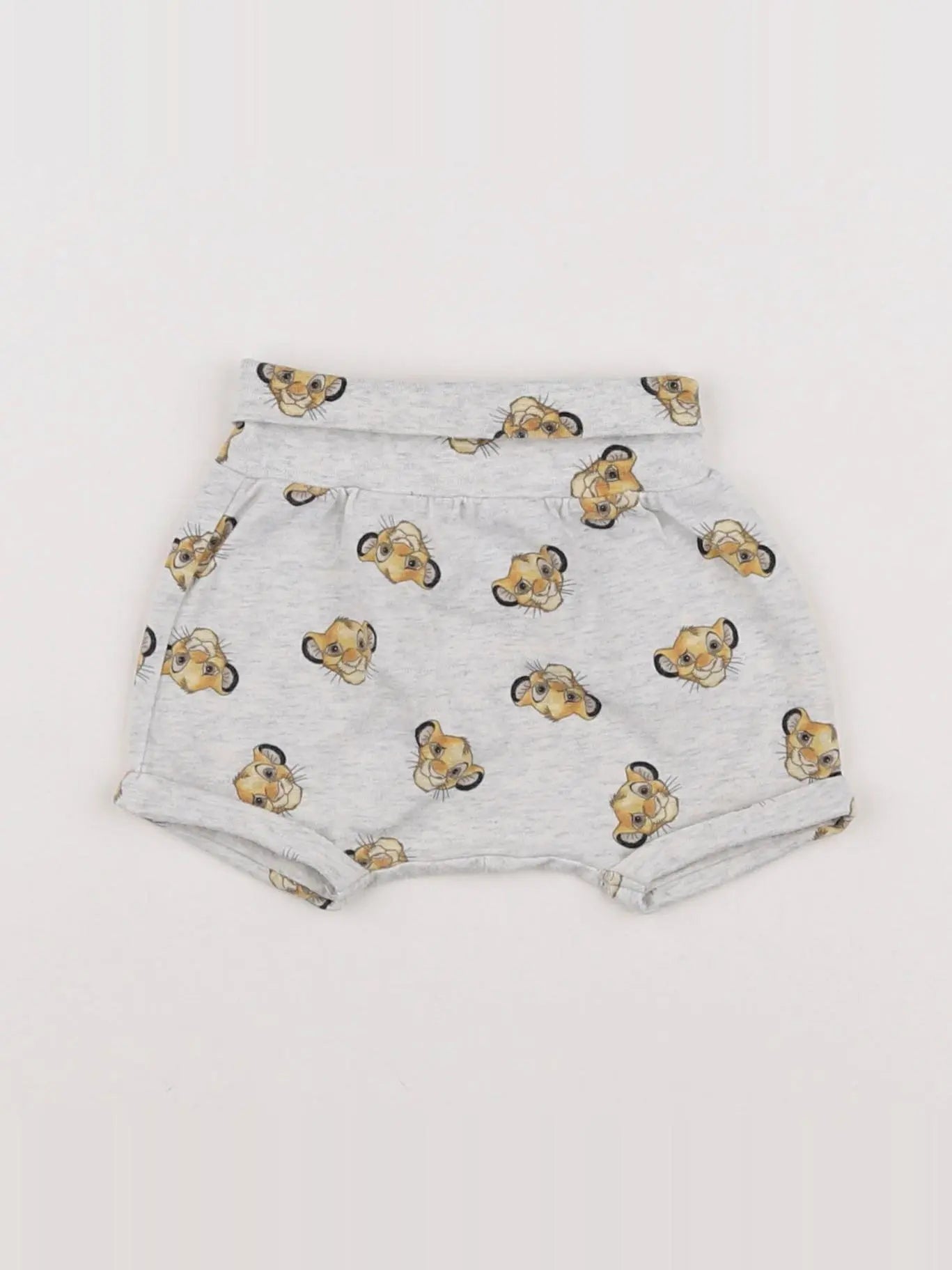 H&M - short gris - 1/3 mois