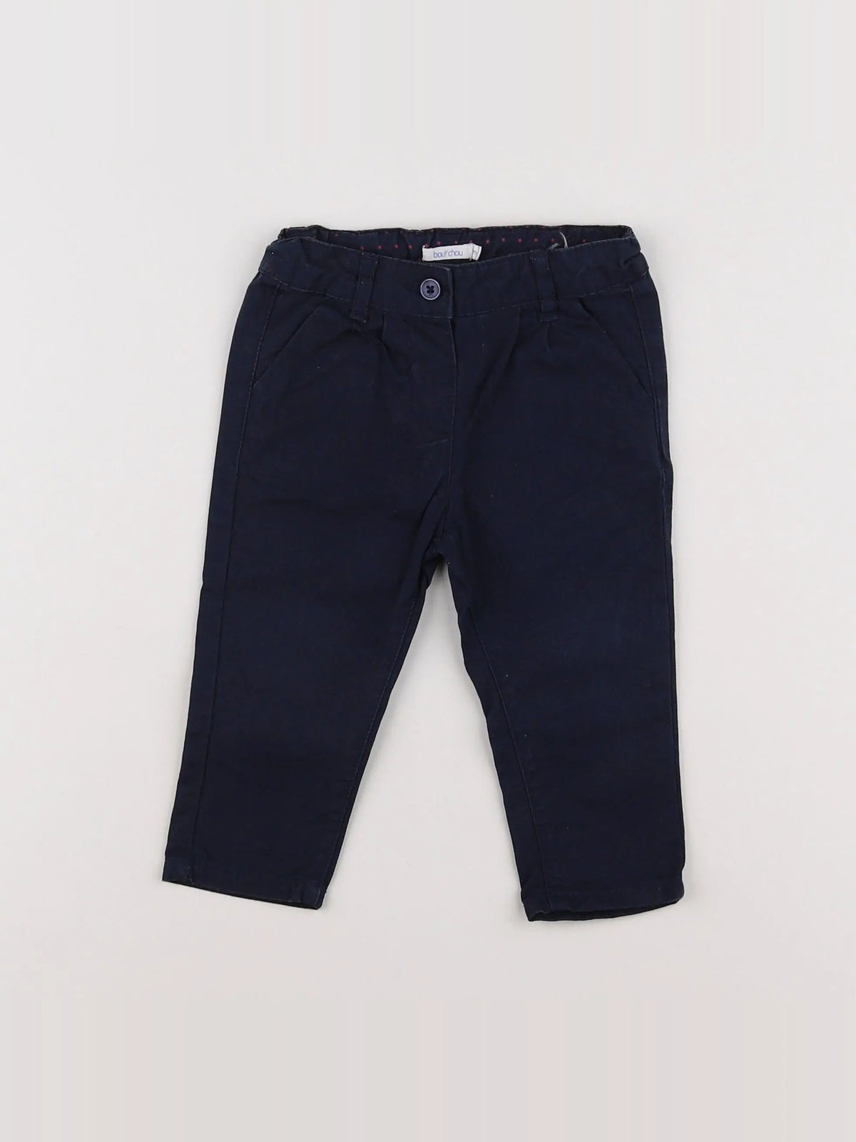 Boutchou - pantalon bleu - 9 mois