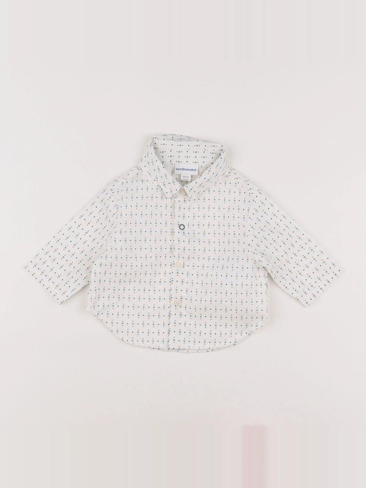 Vertbaudet - chemise blanc - 1 mois