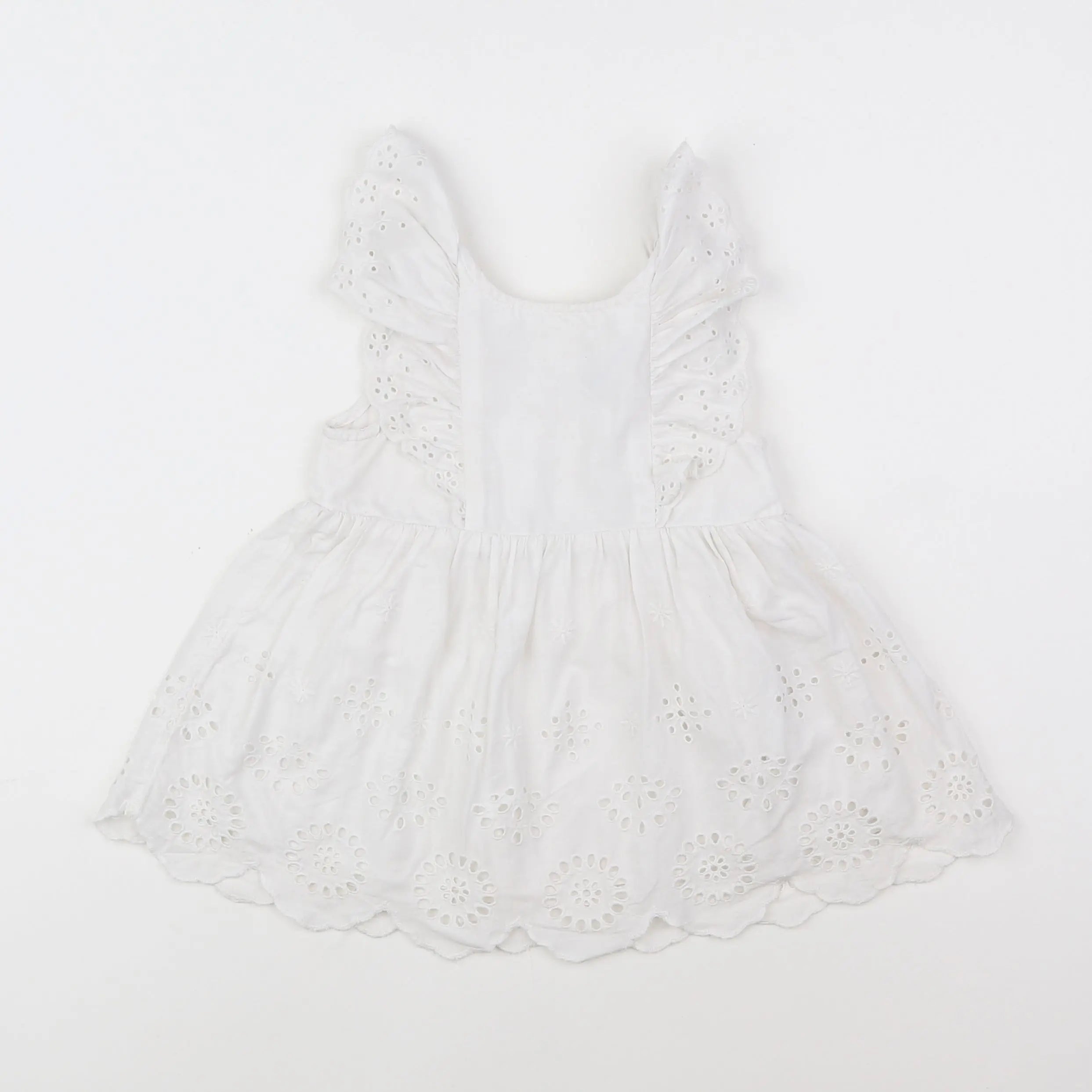 Vertbaudet - robe blanc - 12 mois
