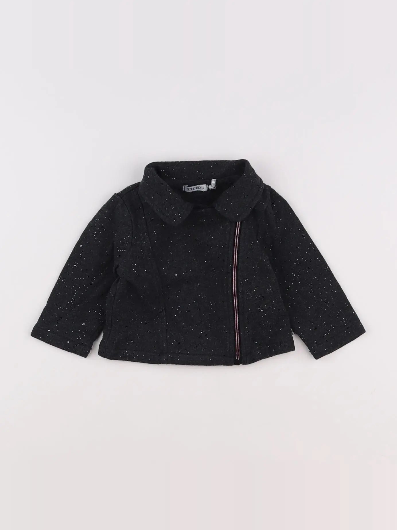 IKKS - veste imprimé au dos gris - 12 mois