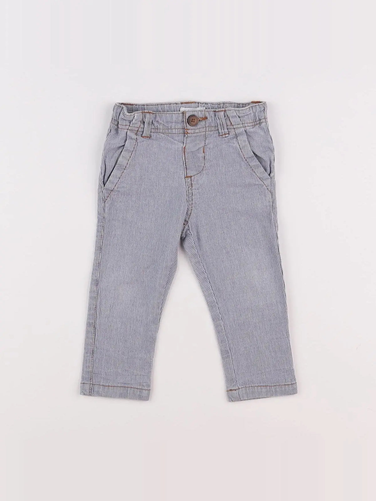 Boutchou - pantalon bleu - 9 mois
