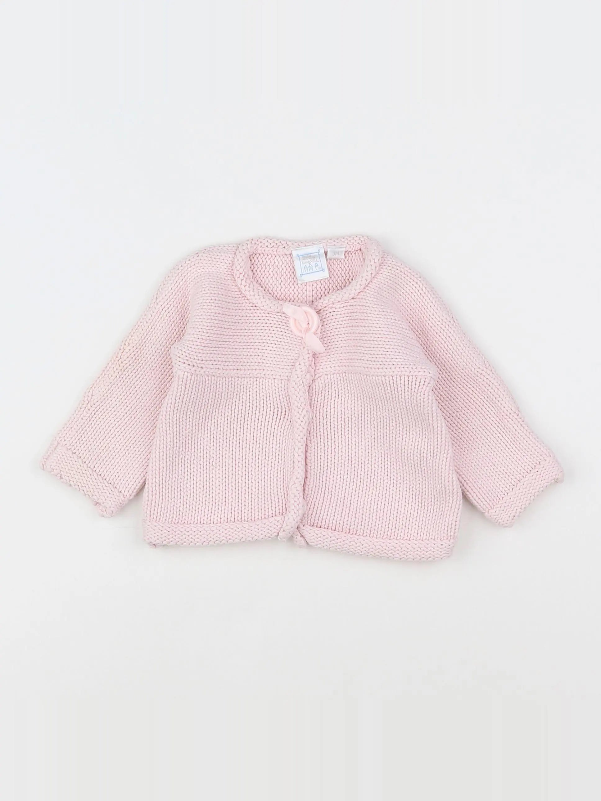 Cadet Rousselle - gilet rose - 3 mois