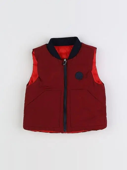 Jacadi - doudoune réversible rouge - 6 mois