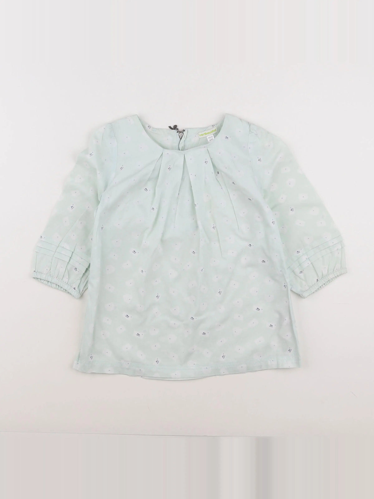 Vertbaudet - blouse vert - 8 ans