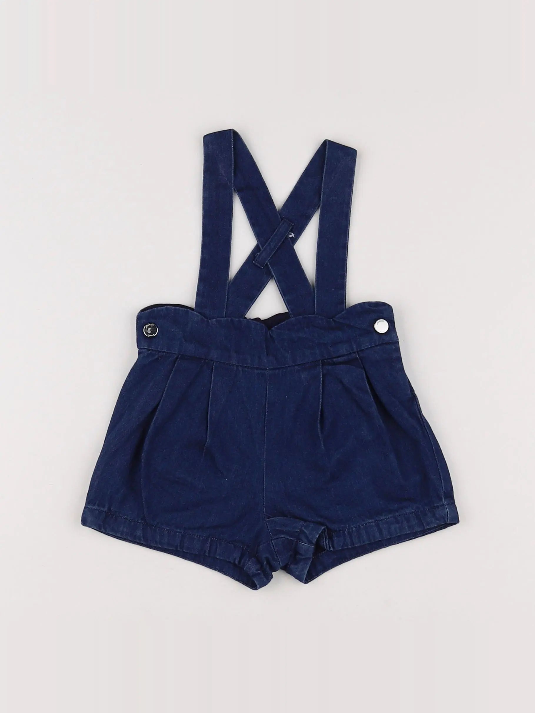 Jacadi - short doublé bleu - 6 mois
