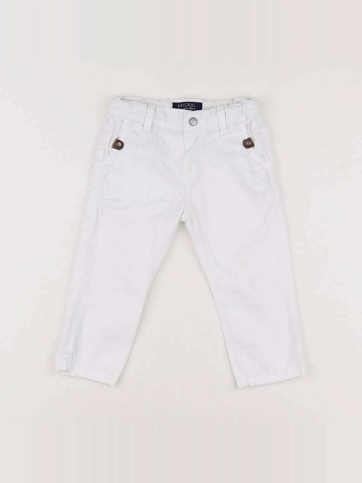 Mayoral - pantalon blanc - 12 mois