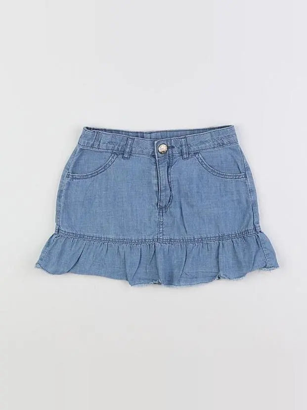 H&M - jupe bleu - 4/5 ans