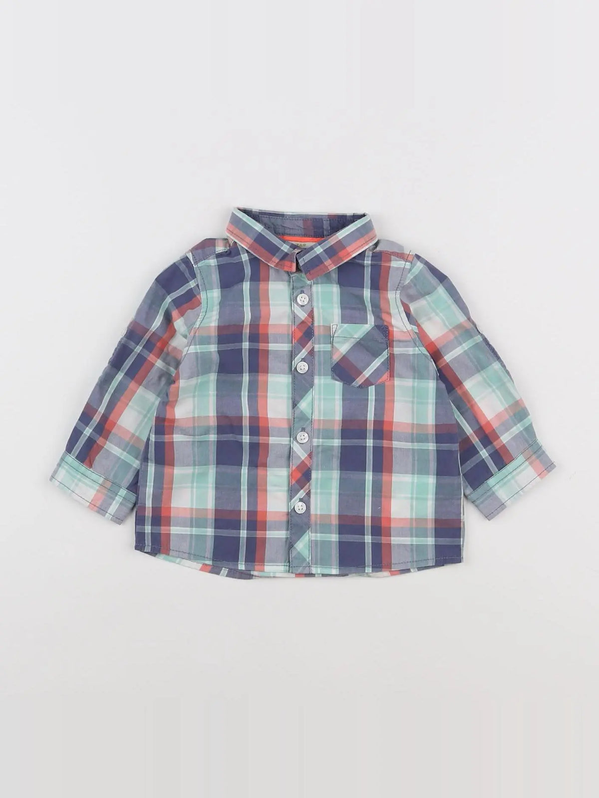 Tape à l'oeil - chemise bleu - 9 mois