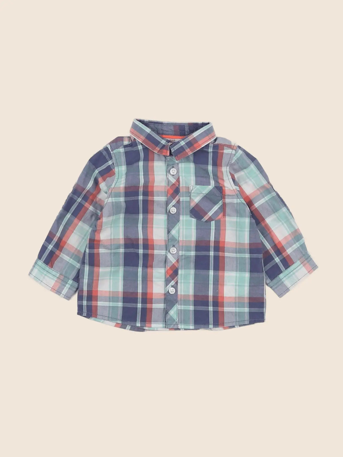Tape à l'oeil - chemise bleu - 9 mois