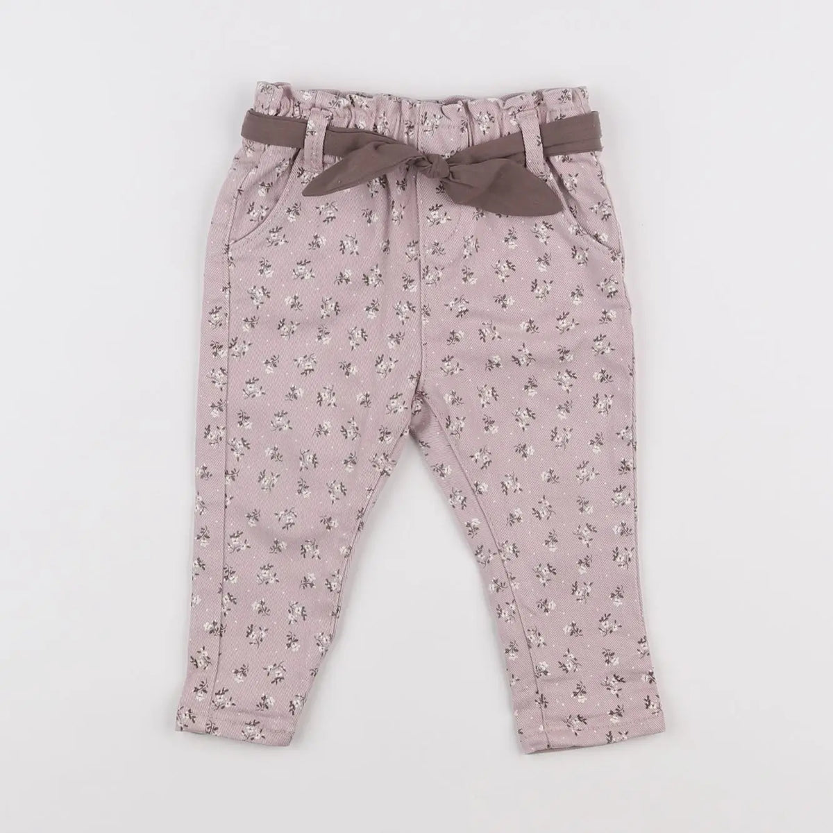 Vertbaudet - pantalon violet - 9 mois