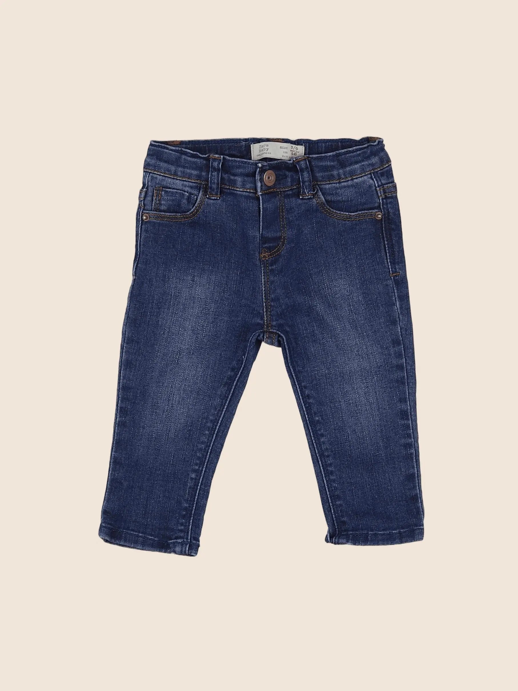 Zara - jean bleu - 3/6 mois