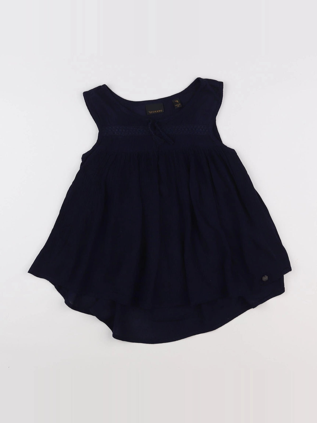 Beckaro - blouse bleu - 10 ans