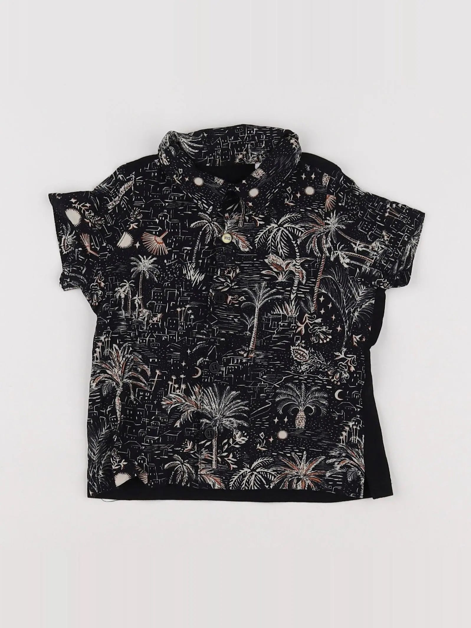 IKKS - chemise noir - 6 mois