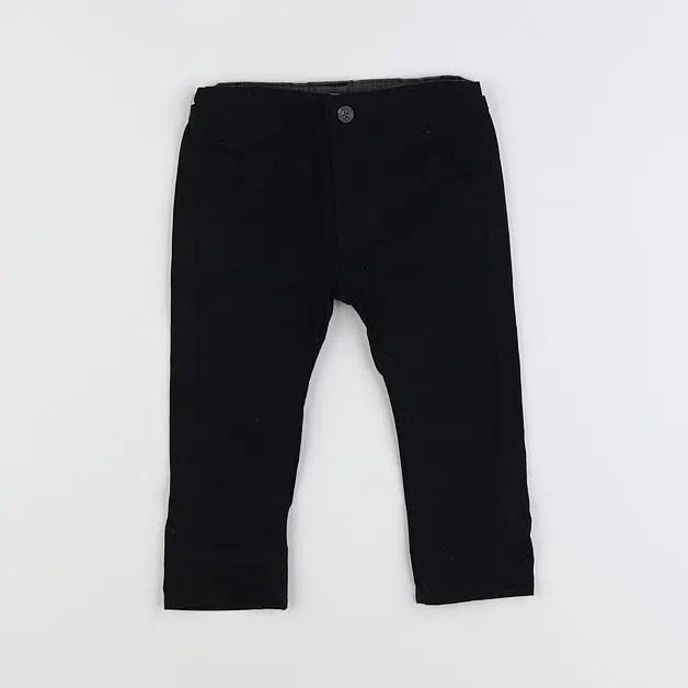 Vertbaudet - pantalon noir - 6 mois