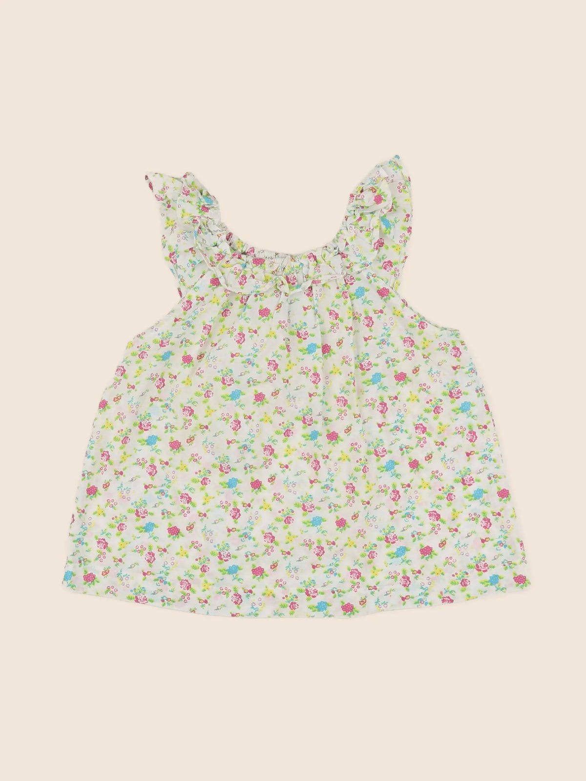 Benetton - blouse multicolore - 18 mois