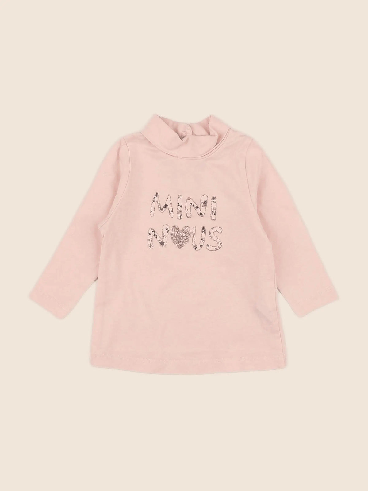 Tape à l'oeil - tee-shirt rose, or - 6 mois