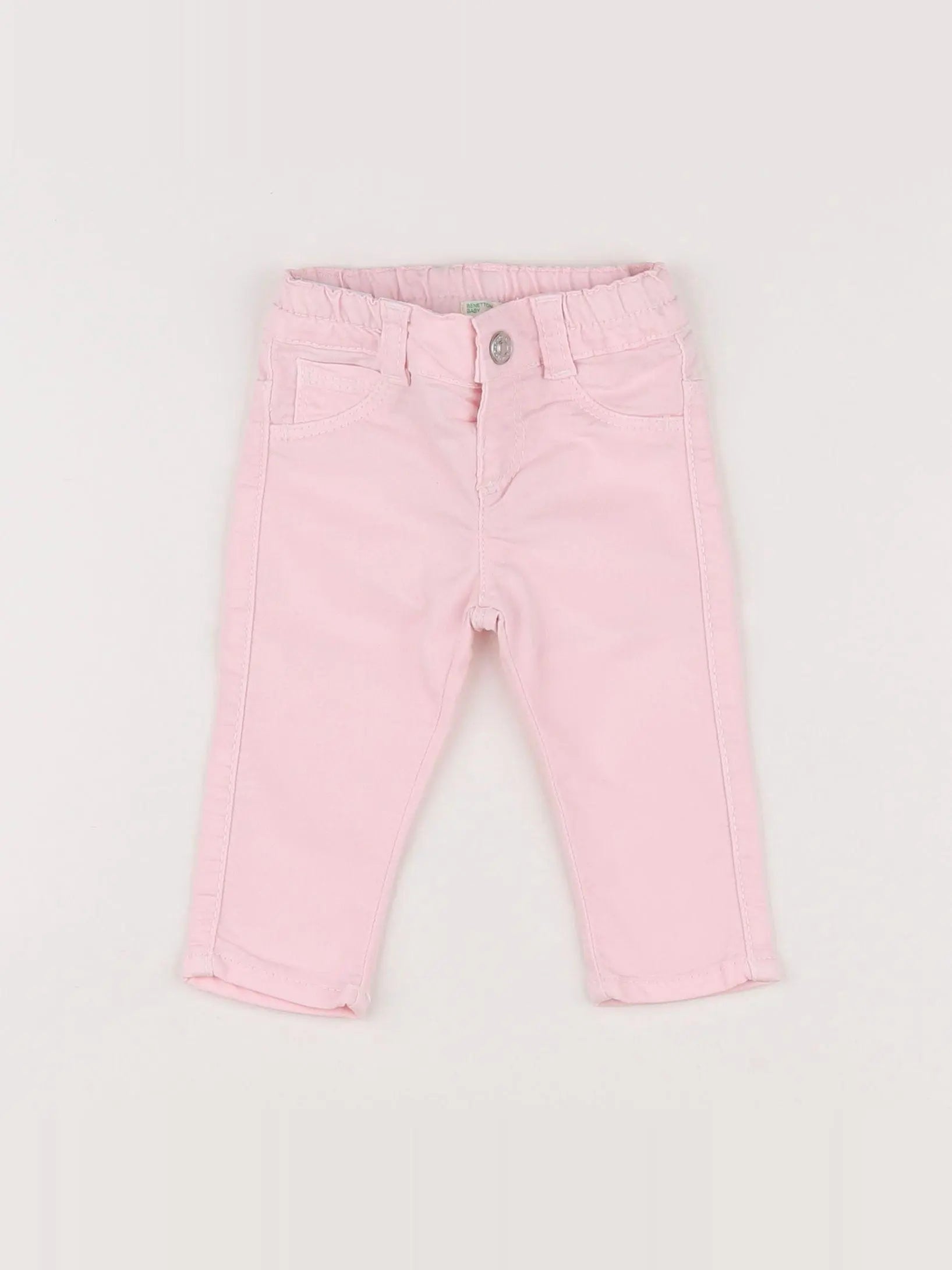 Benetton - jean rose - 3/6 mois