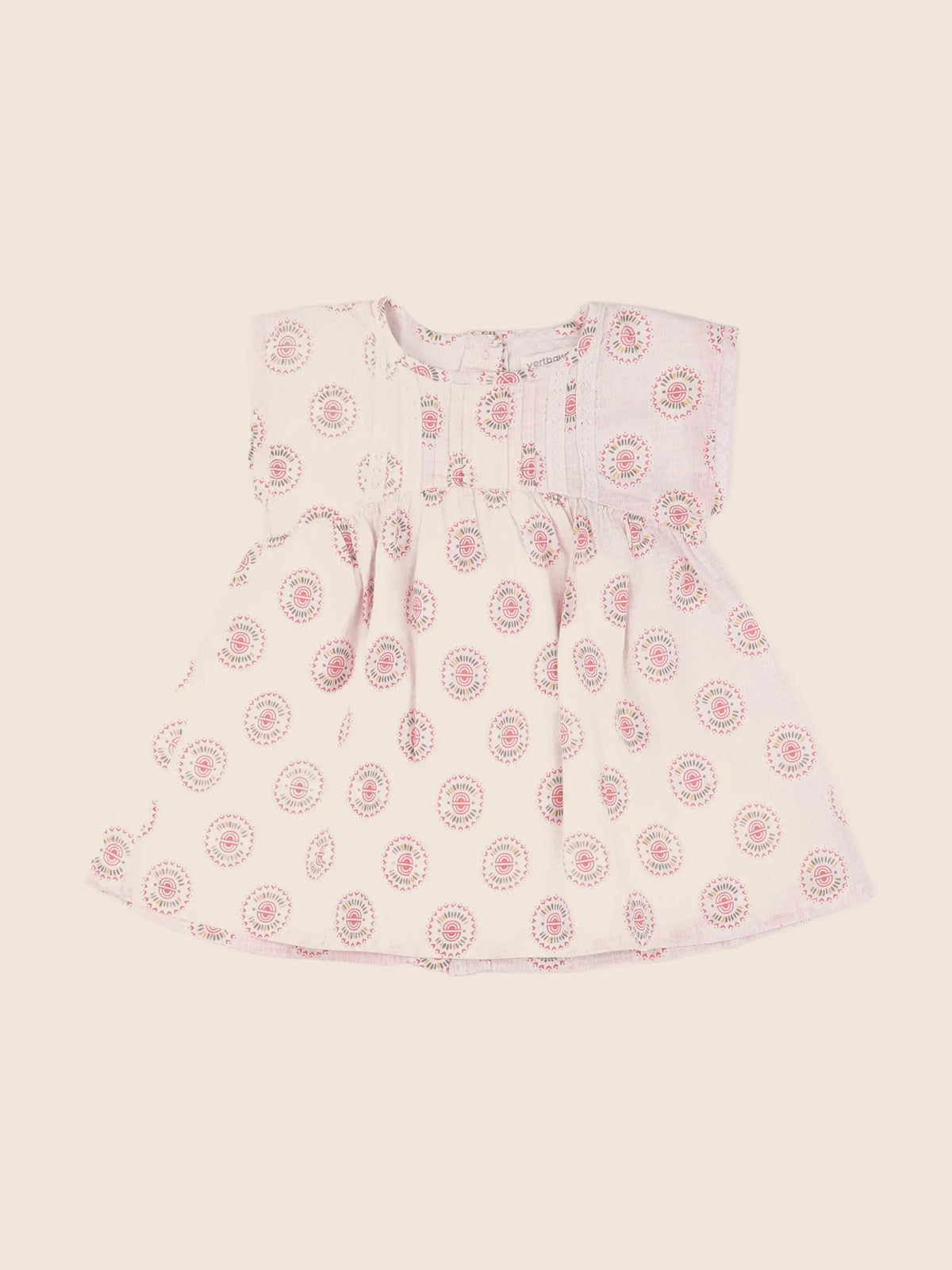 Vertbaudet - robe multicolore - 9 mois
