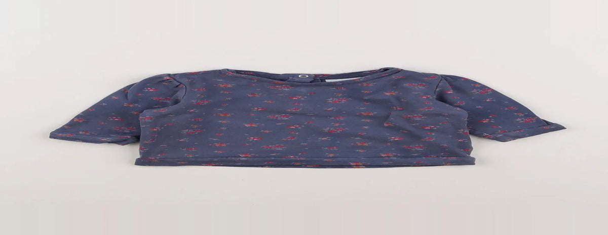 Vertbaudet - sweat bleu - 6 mois