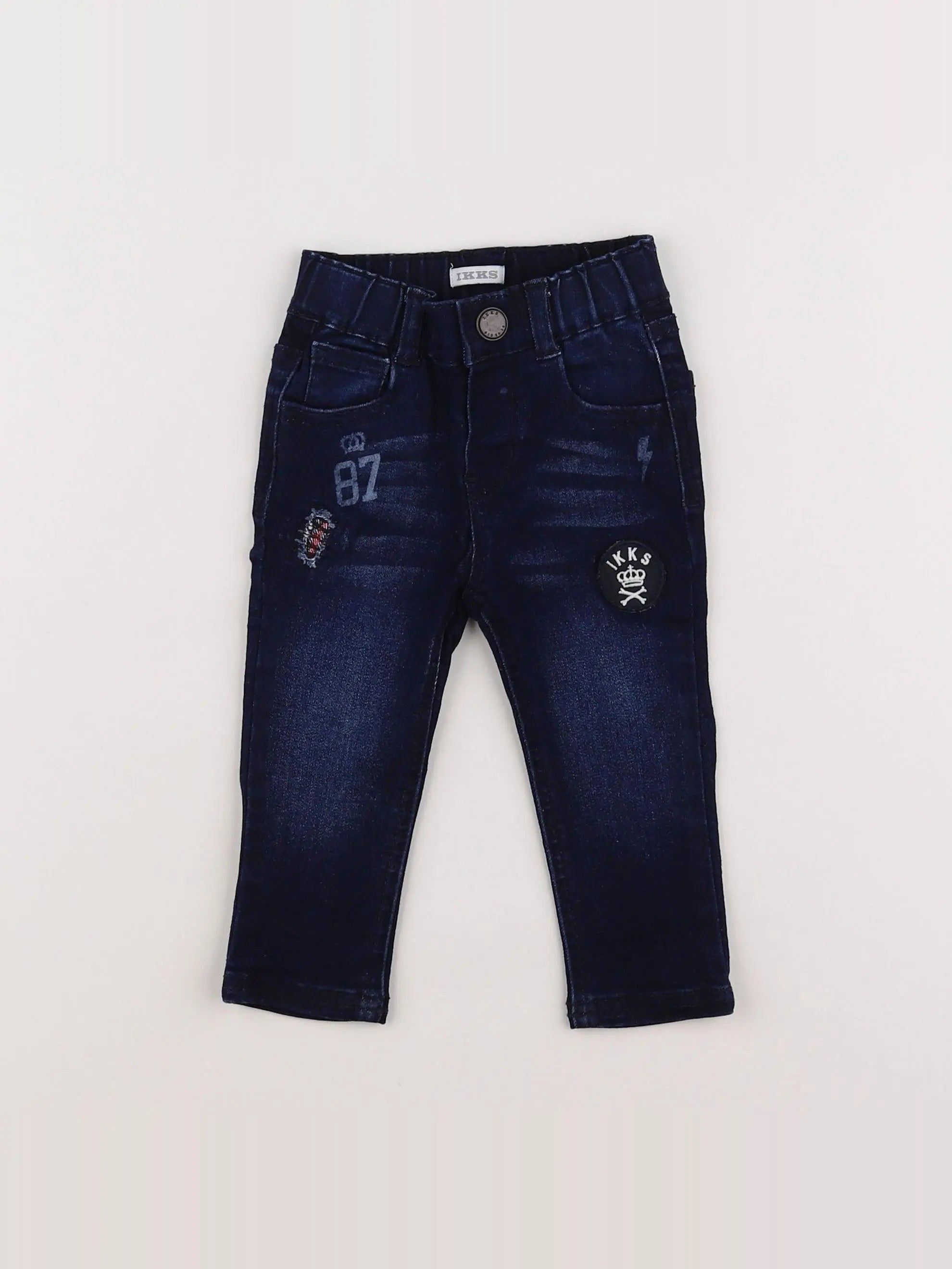 IKKS - jean bleu - 12 mois