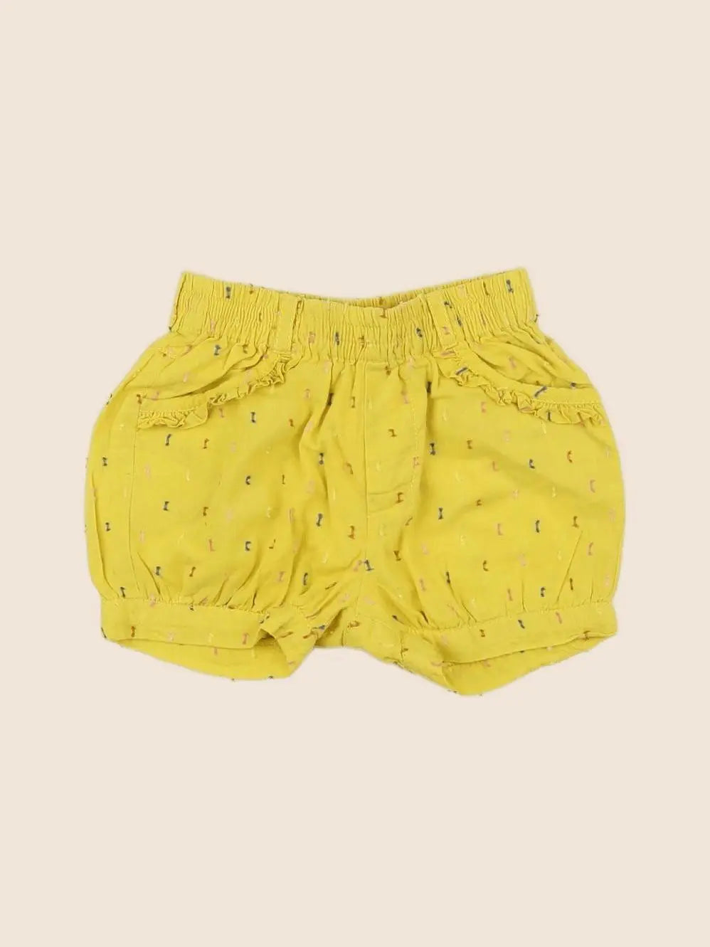 Catimini - short jaune - 12 mois