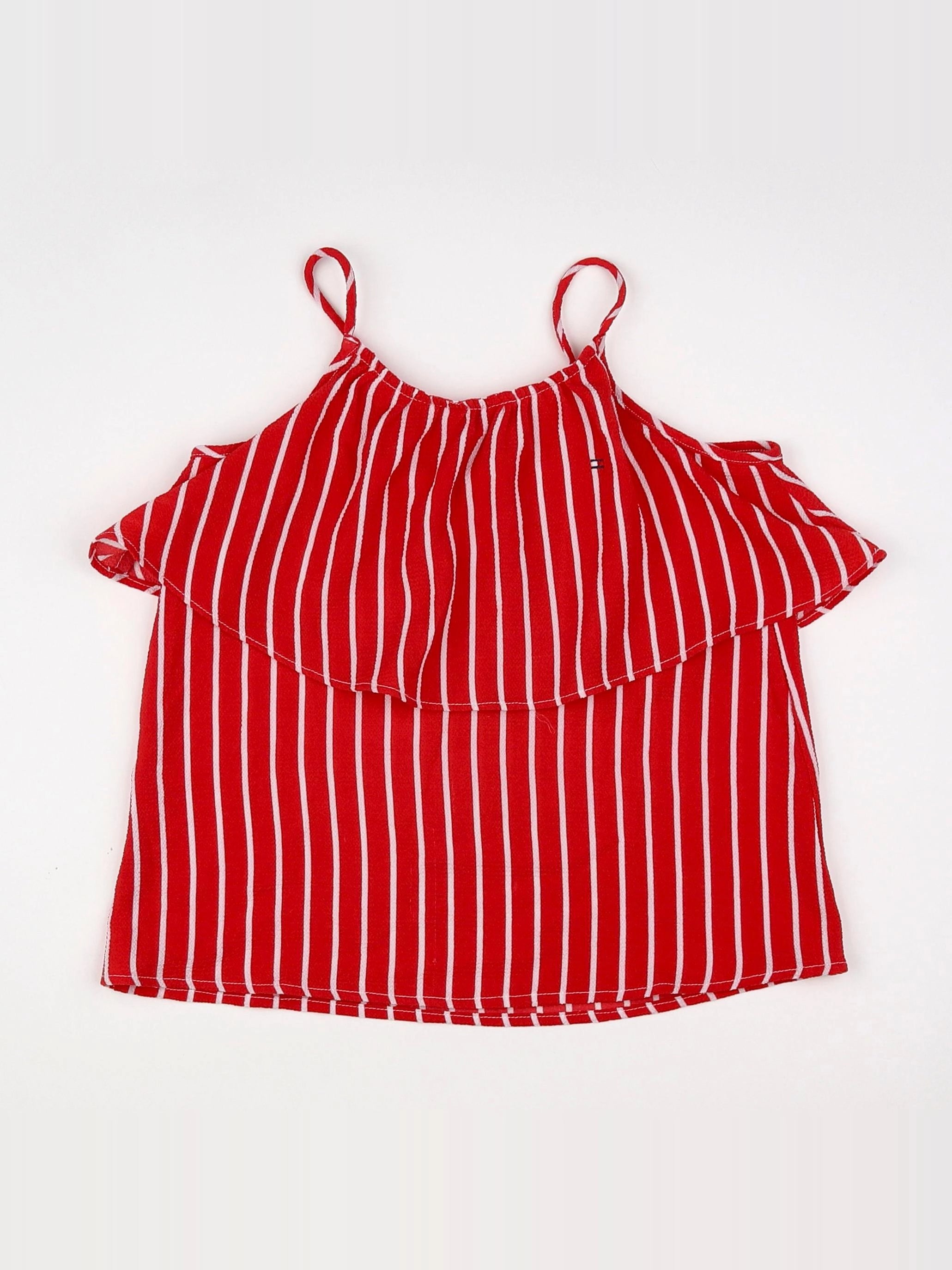 Tommy Hilfiger - blouse rouge - 6 ans