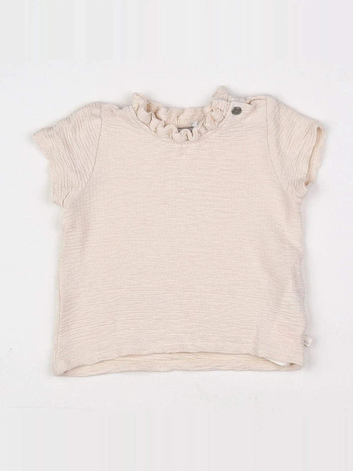 IKKS - tee-shirt beige - 6 mois